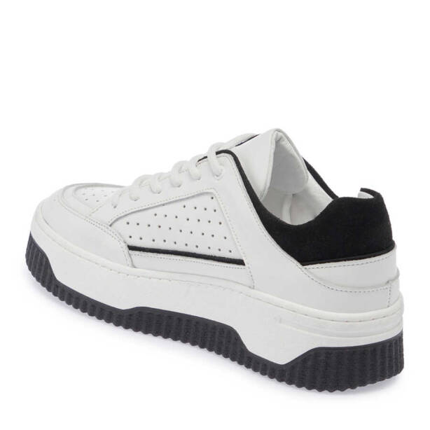 Beyaz Deri Kadın Sneaker - K24I1AY67308-C52 - 2