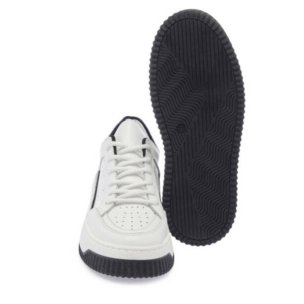 Beyaz Deri Kadın Sneaker - K24I1AY67308-C52 - 4
