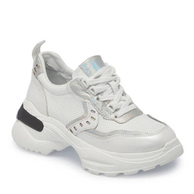  Beyaz Deri Kadın Sneaker - K24I1AY67312-A26 