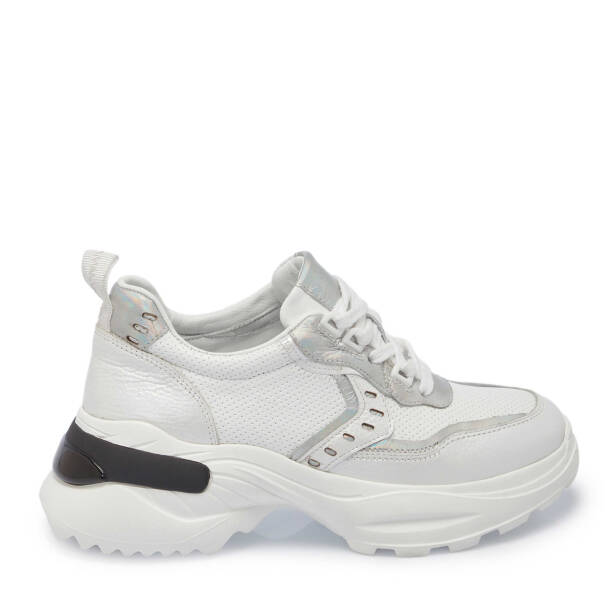 Beyaz Deri Kadın Sneaker - K24I1AY67312-A26 - 3