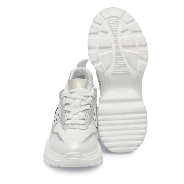 Beyaz Deri Kadın Sneaker - K24I1AY67312-A26 - 4