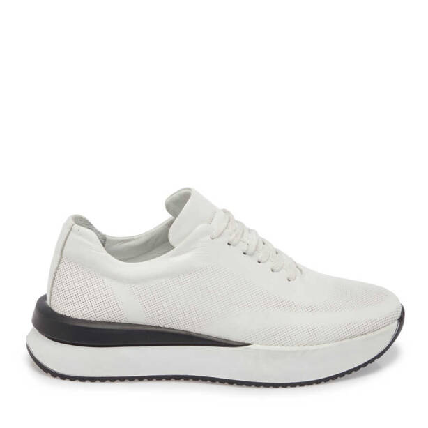 Beyaz Deri Kadın Sneaker - K24I1AY67313-A26 - 3