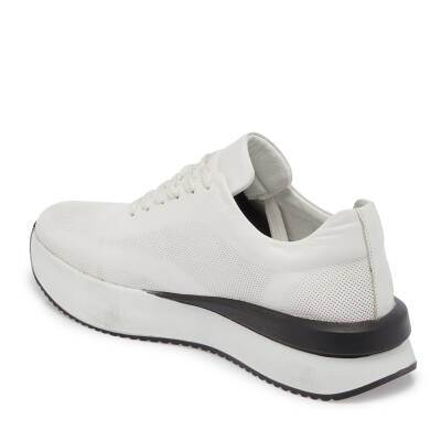  Beyaz Deri Kadın Sneaker - K24I1AY67313-A26 - 2