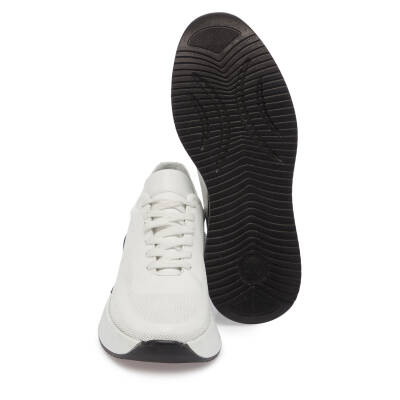  Beyaz Deri Kadın Sneaker - K24I1AY67313-A26 - 4