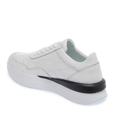  Beyaz Deri Kadın Sneaker - K24I1AY67314-A26 - 2