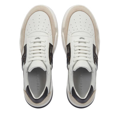  Beyaz Deri Kadın Sneaker - K24I1AY67317-C52 - 5