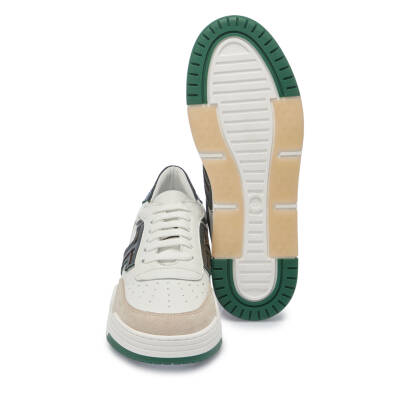  Beyaz Deri Kadın Sneaker - K24I1AY67317-M03 - 4