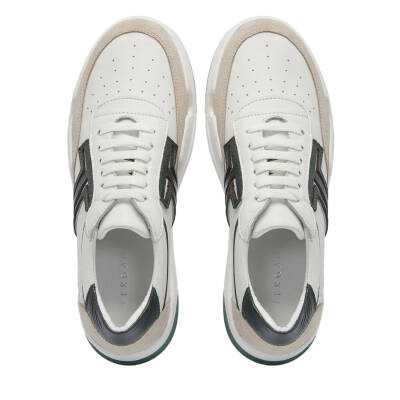  Beyaz Deri Kadın Sneaker - K24I1AY67317-M03 - 5