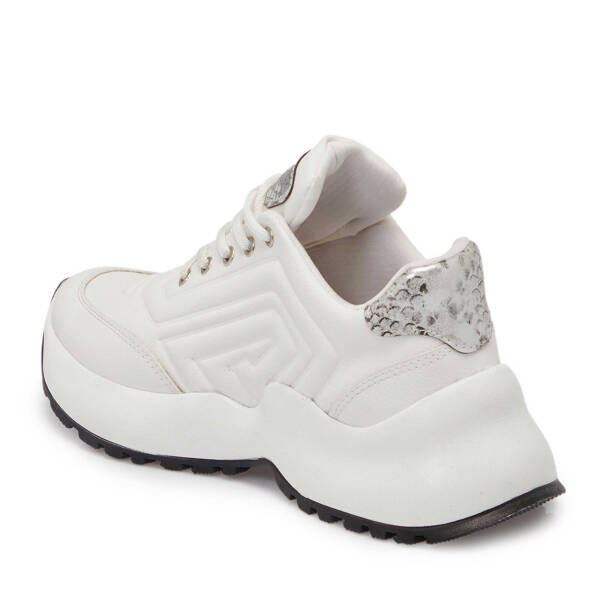 Beyaz Hakiki Deri Kadın Sneaker - K24I1AY67325-A26 - 3