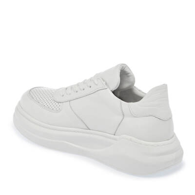  Beyaz Deri Kadın Sneaker - K24I1AY67335-A26 - 2