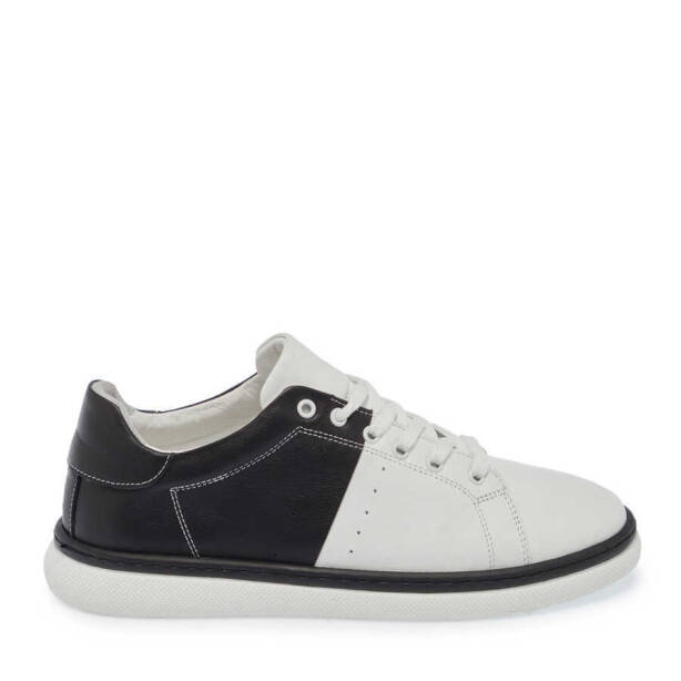 Beyaz Deri Kadın Sneaker - K24I1AY67339-C52 - 3