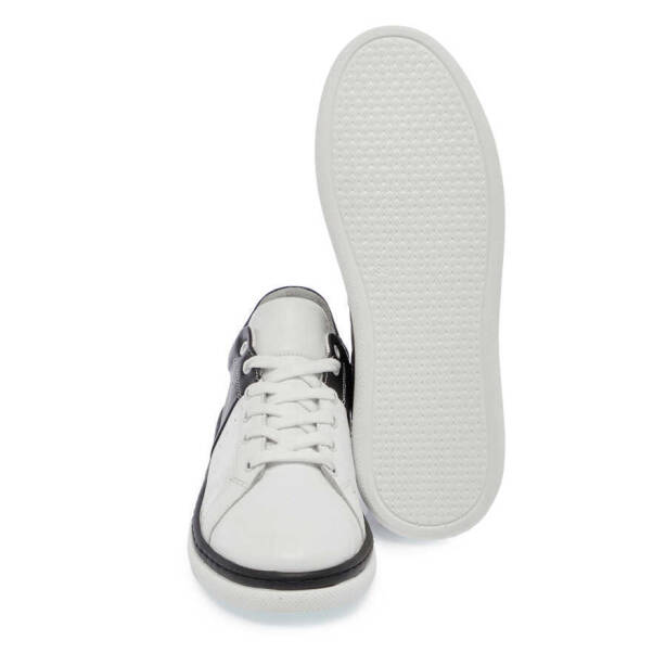 Beyaz Deri Kadın Sneaker - K24I1AY67339-C52 - 4
