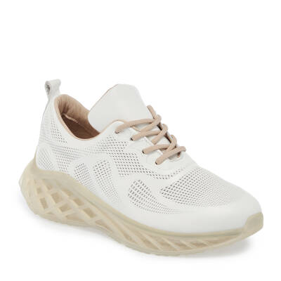  Beyaz Deri Kadın Sneaker - K24I1AY67343-A26 