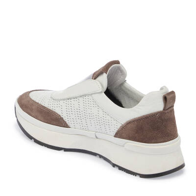 Beyaz Deri Kadın Sneaker - K24I1AY67354-A26 - 2