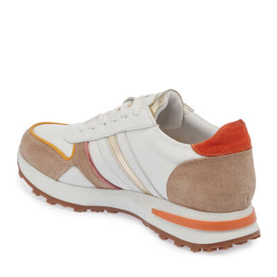  Beyaz Deri Kadın Sneaker - K24I1AY67372-A26 - 2