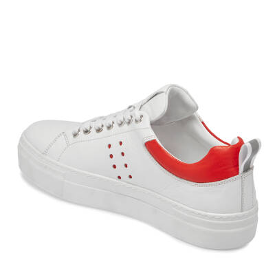  Beyaz Deri Kadın Sneaker - K24I1AY67387-U45 | Beyaz - 2