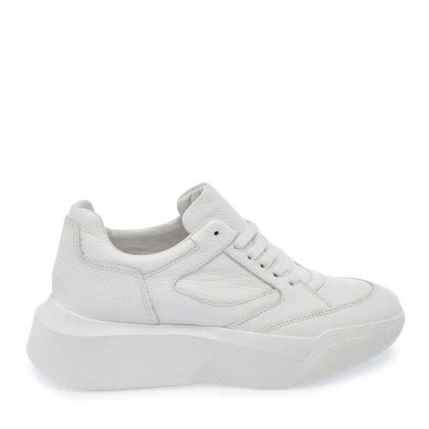 Beyaz Deri Kadın Sneaker - K24I1AY67497-B69 - 3