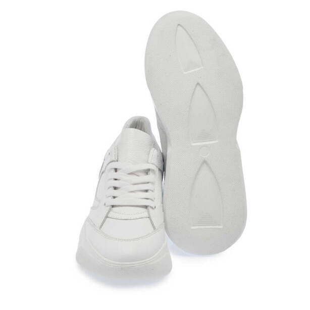 Beyaz Deri Kadın Sneaker - K24I1AY67497-B69 - 4