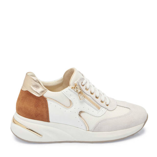 Beyaz Deri Kadın Sneaker - K25I1AY67941-A26 - 3