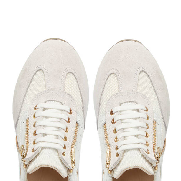 Beyaz Deri Kadın Sneaker - K25I1AY67941-A26 - 5