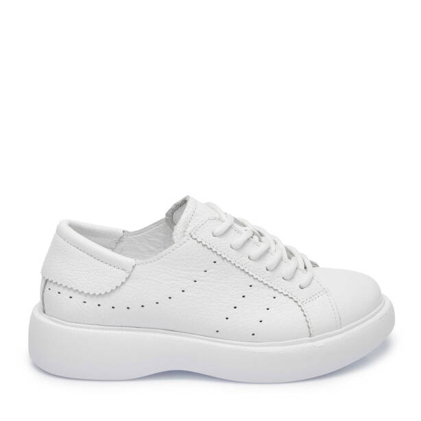 Beyaz Deri Kadın Sneaker - K25I1AY67997-A26 - 3