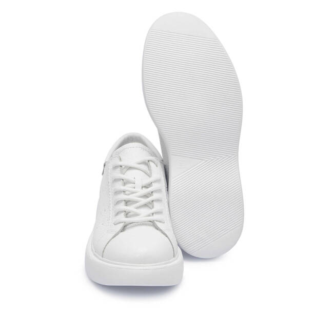 Beyaz Deri Kadın Sneaker - K25I1AY67997-A26 - 4