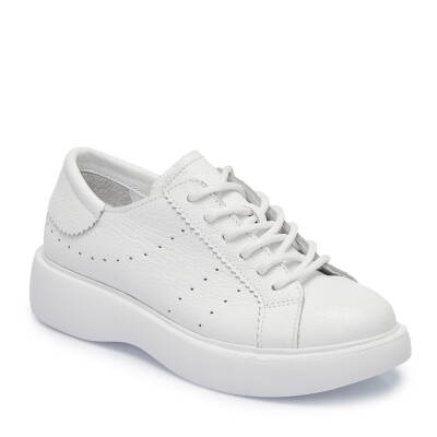  Beyaz Deri Kadın Sneaker - K25I1AY67997-A26 