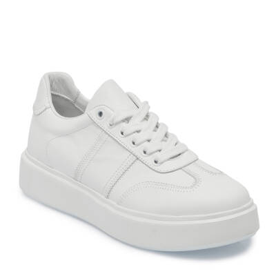 Beyaz Deri Kadın Sneaker - K25I1AY68021-A26 - 1