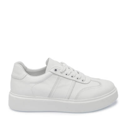 Beyaz Deri Kadın Sneaker - K25I1AY68021-A26 - 3