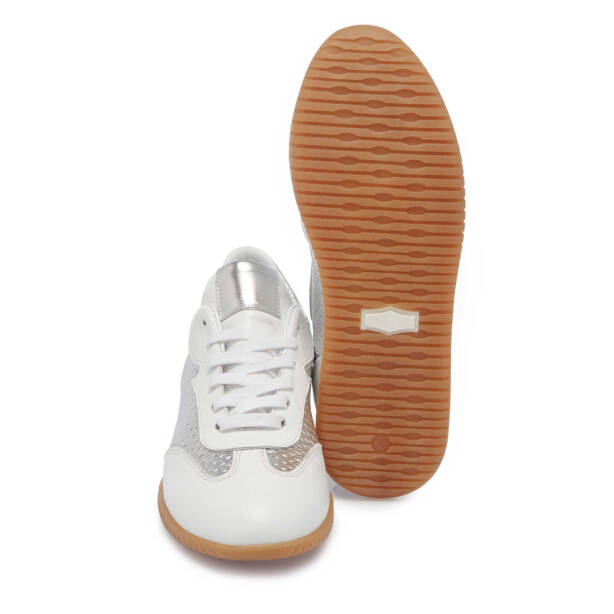 Beyaz Deri Kadın Sneaker - K25I1AY68030-A26 - 4