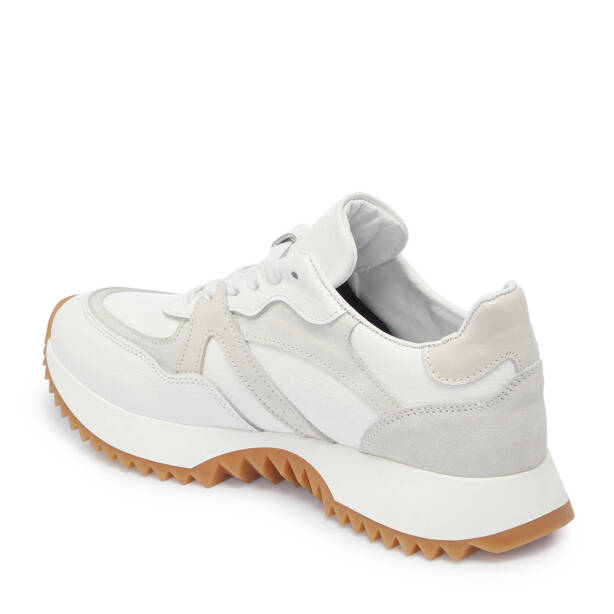 Beyaz Deri Kadın Sneaker - K25I1AY68034-A26 - 2