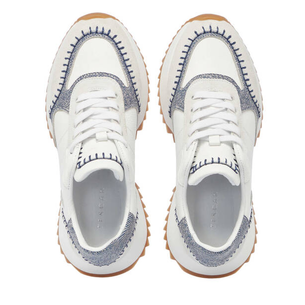 Beyaz Deri Kadın Sneaker - K25I1AY68035-A26 - 5