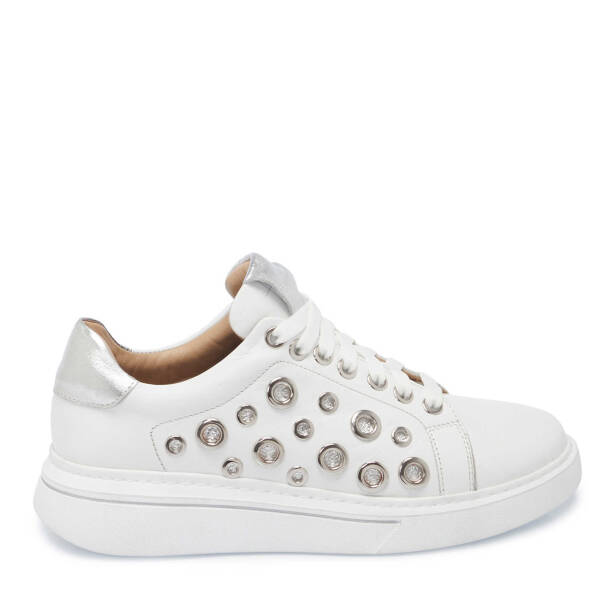 Beyaz Deri Kadın Sneaker - K25I1AY68097-A26 - Tergan