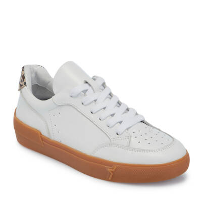 Beyaz Deri Kadın Sneaker - K25I1AY68118-A26 - 1