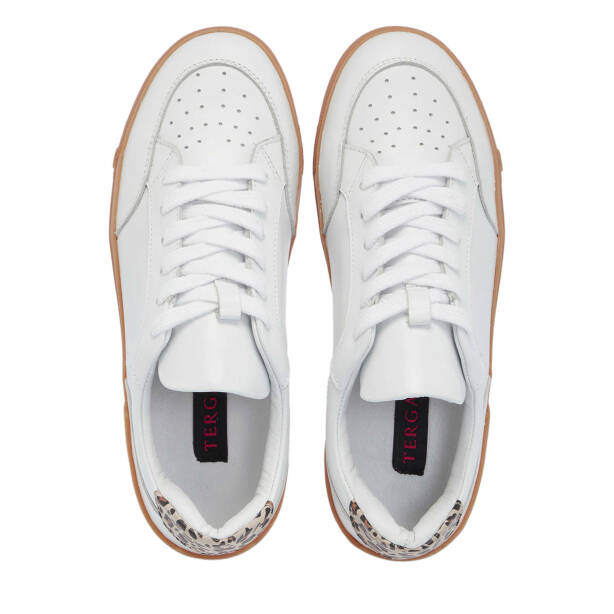 Beyaz Deri Kadın Sneaker - K25I1AY68118-A26 - 5