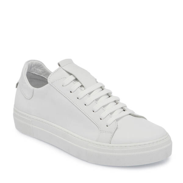 Beyaz Deri Kadın Sneaker - K25S1AY68368-A26 - 1