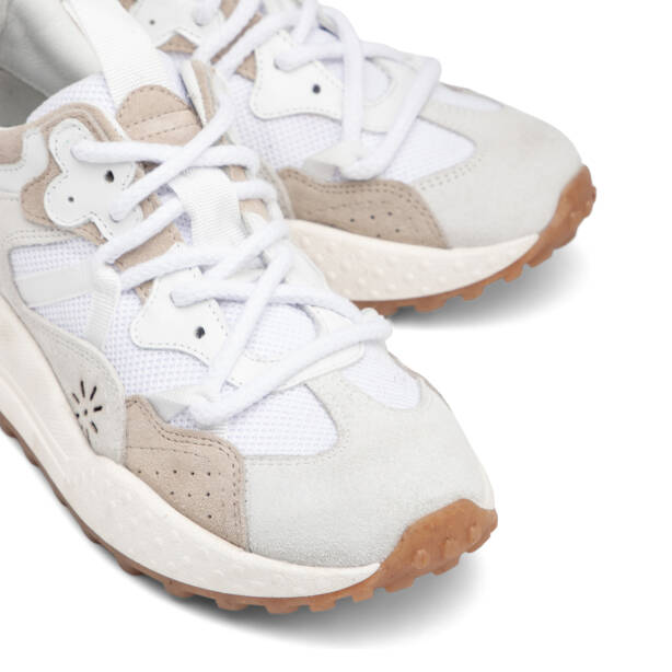 Beyaz Deri-Tekstil Kadın Sneaker - K25I1AY67897-T72 - 3