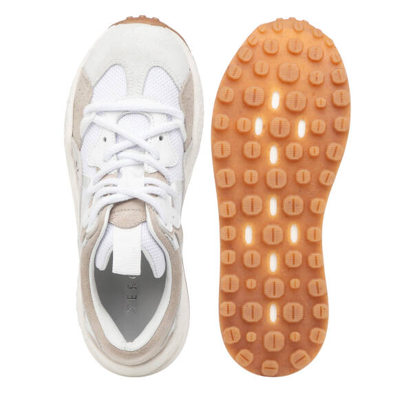 Beyaz Deri-Tekstil Kadın Sneaker - K25I1AY67897-T72 - 6