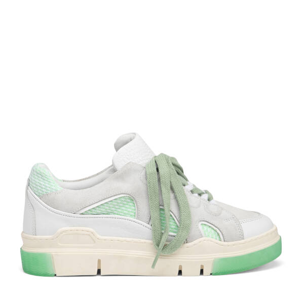 Beyaz Deri-Tekstil Kadın Sneaker - K25I1AY67898-A26 - 1