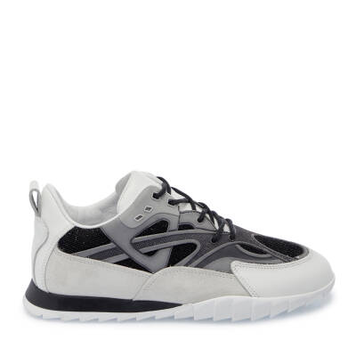 Beyaz Deri-Tekstil Kadın Sneaker - K25I1AY67899-T72 - 3