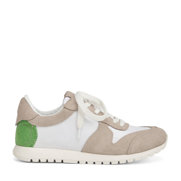 Beyaz Deri-Tekstil Kadın Sneaker - K26I1AY68647-V1Y 