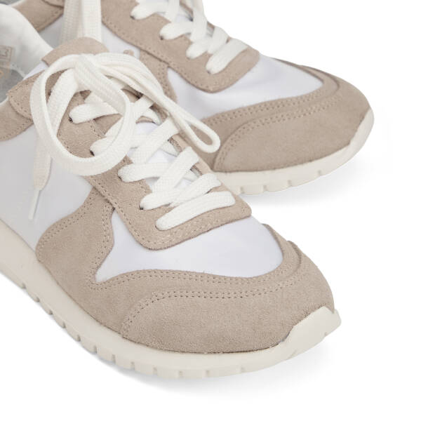 Beyaz Deri-Tekstil Kadın Sneaker - K26I1AY68647-V1Y - 3