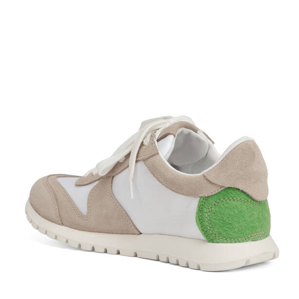 Beyaz Deri-Tekstil Kadın Sneaker - K26I1AY68647-V1Y - 4