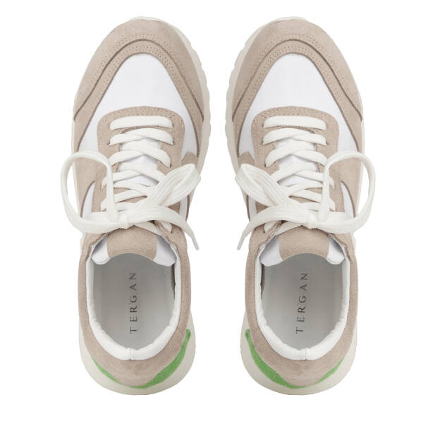 Beyaz Deri-Tekstil Kadın Sneaker - K26I1AY68647-V1Y - 5