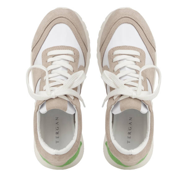 Beyaz Deri-Tekstil Kadın Sneaker - K26I1AY68647-V1Y - 5