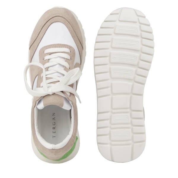 Beyaz Deri-Tekstil Kadın Sneaker - K26I1AY68647-V1Y - 6