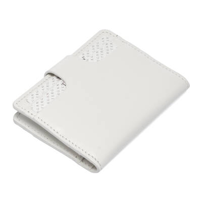  Beyaz Deri Unisex Kredi Kartlık - S1KK00001653-D10 - 3