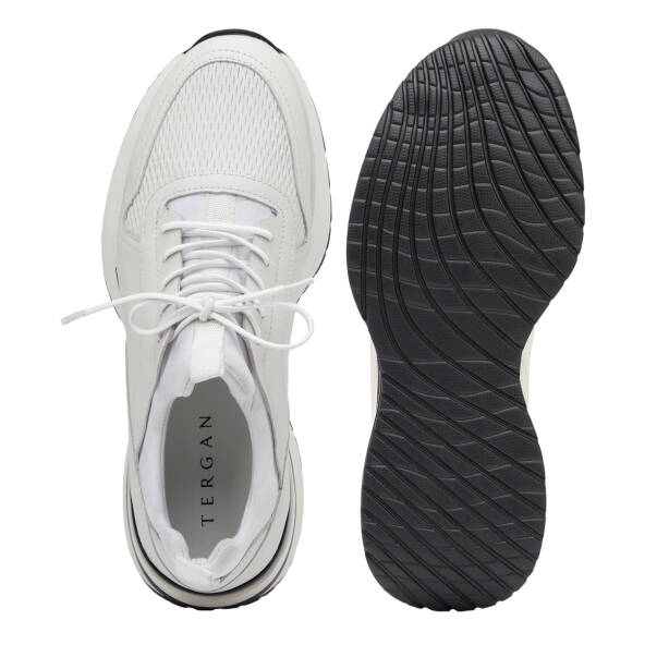 Beyaz Hakiki Deri Erkek Sneaker - E26I1AY57587-A26 - 6