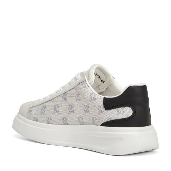 Beyaz Hakiki Deri Erkek Sneaker - E26I1AY57592-A26 - 4