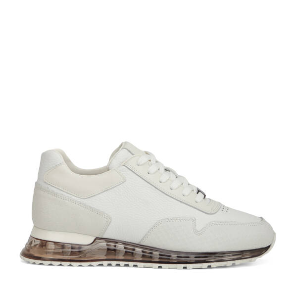 Beyaz Hakiki Deri Erkek Sneaker - E26I1AY57597-A26 - 1